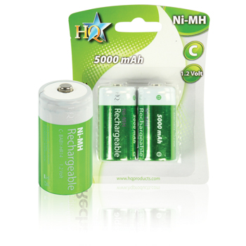 2 Batteries NiMH C/LR14 1.2 V 5000 mAh